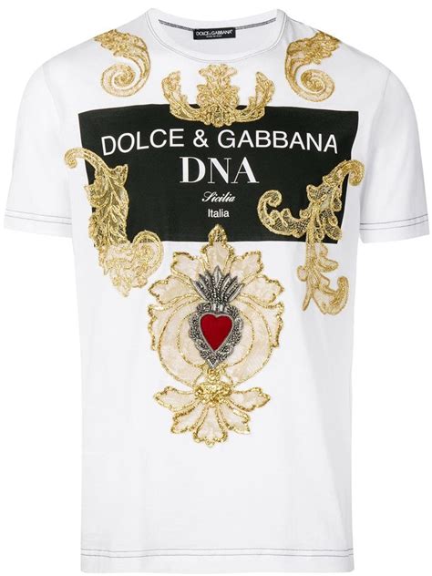 dolce gabbana logo t shirt|dolce and gabbana casual shirts.